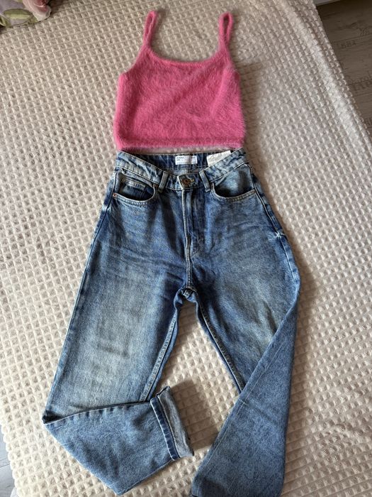 Дамски дънки Bershka Mom Fit