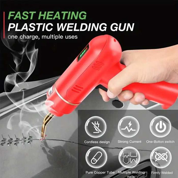 Поялник за пластмаса Безжична машина за заваряване на пластмаса скоби