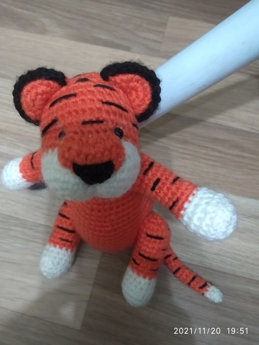 Вязаные игрушки.