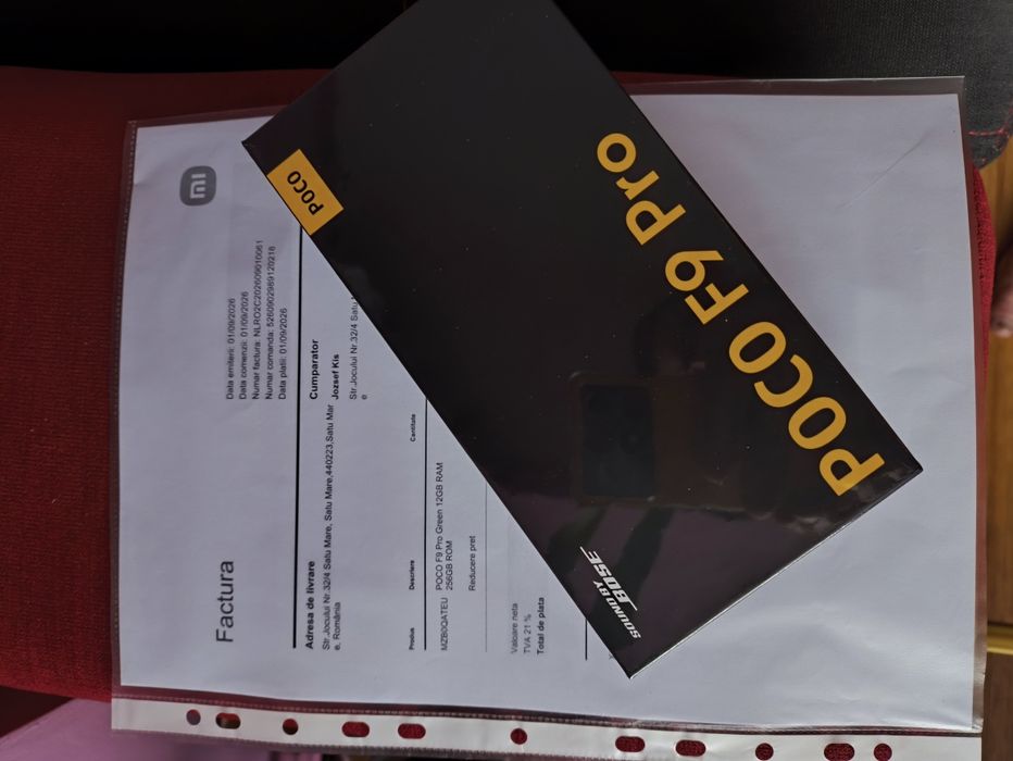 Poco F9 pro,silver,sigilat