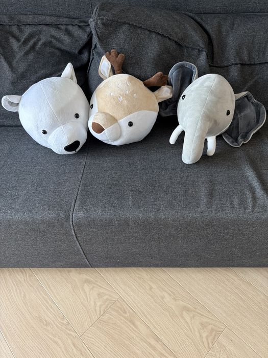 Настенные мягкие игрушки декор