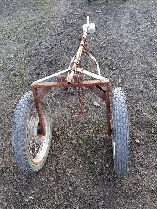 Тележка с захватом для перевозки бревен