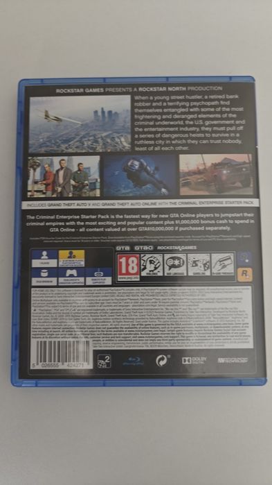 Диск на playstation GTA 5