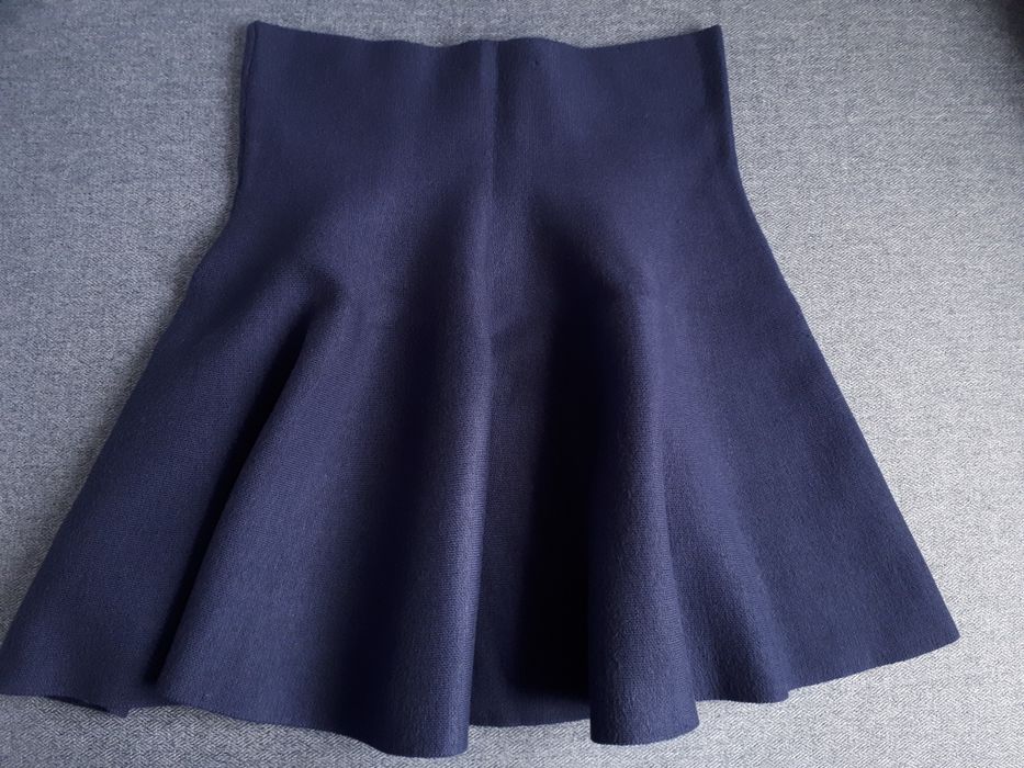 Юбочка синяя на 12-15 лет Трикотаж