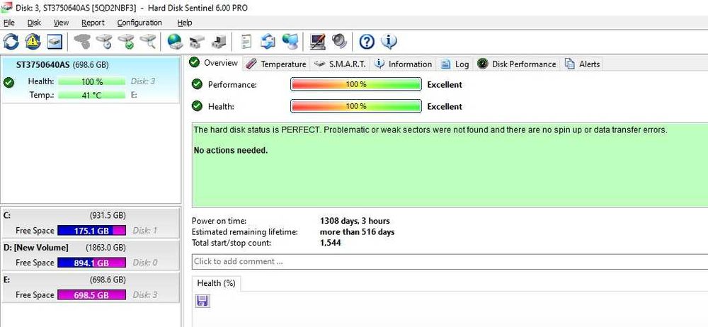 Hard Disk Extern Seagate FreeAgent Pro MSeries 750GB, USB 2.0 / eSATA, ST3750640AS, Sanatate 100%