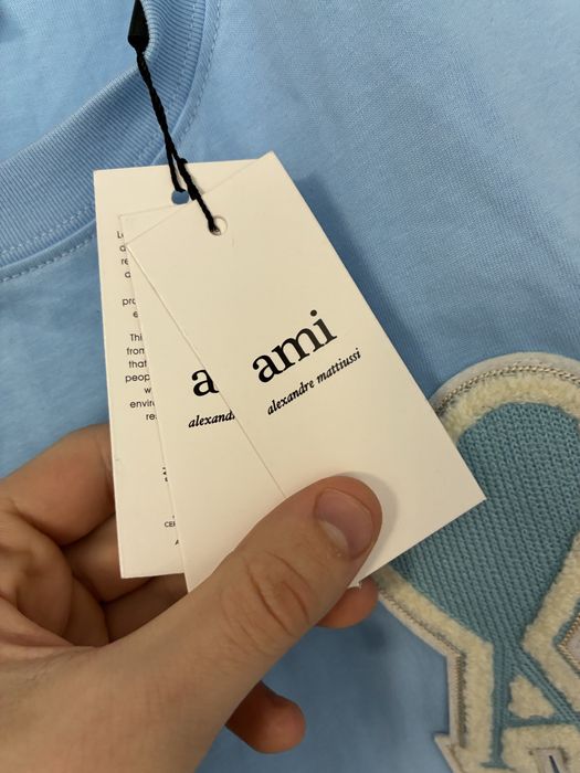 Tricou Ami Paris Albastru M