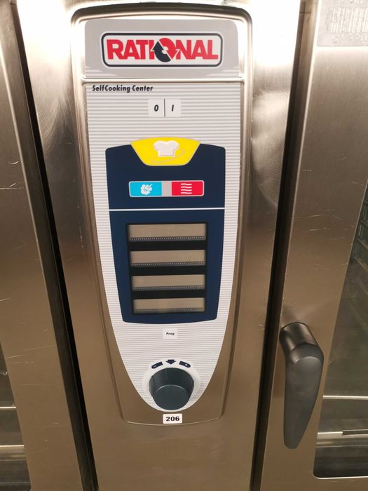 Rational SCC101G-Cuptor convectie/gastronomic 10 tavi, Convectomat gaz