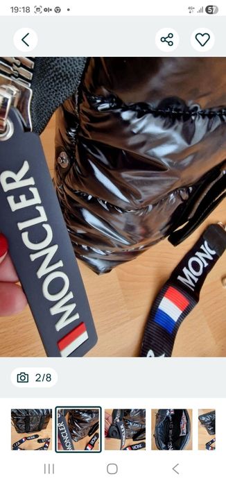 Geanta damă Moncler,curea detasabila umăr, import Italia