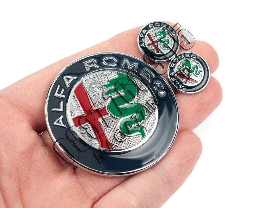 Емблема Alfa Romeo Stelvio Giulia за централна конзола джойстик