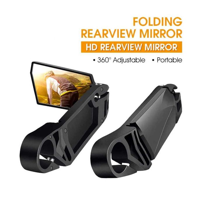 Мултифункционални огледала за велосипед, 360°, Регулируеми, Сгъваеми