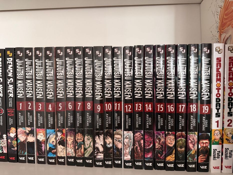 Jujutsu kaisen manga vol 1-19 cu predare personala Bucuresti