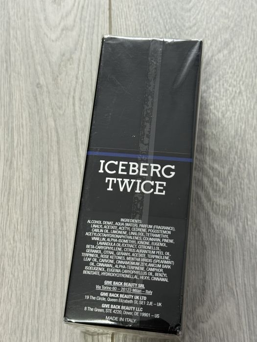 Apa de Toaleta Iceberg Twice, Barbati, 125 ml