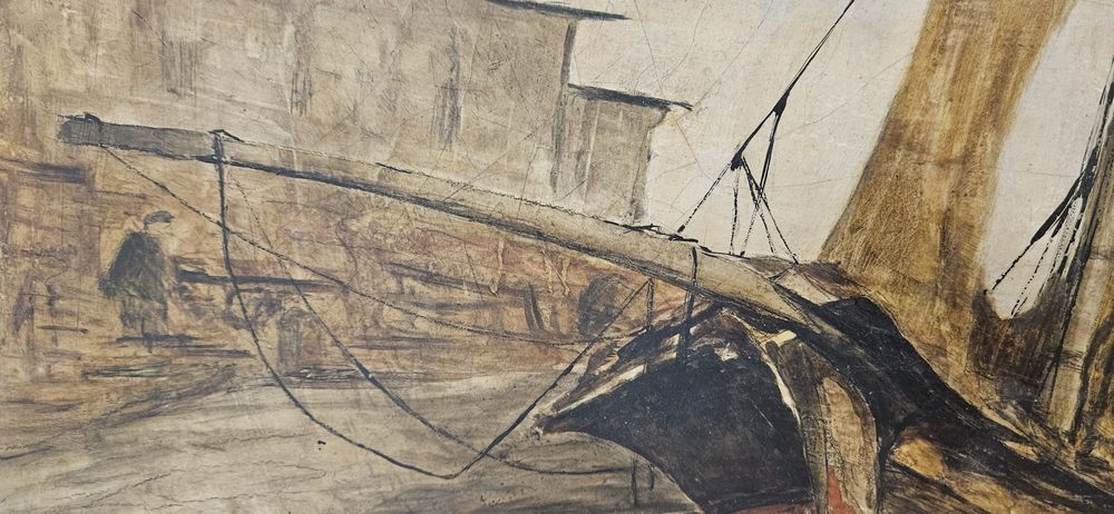 Tablou vechi, srmnat Unif v Amstel