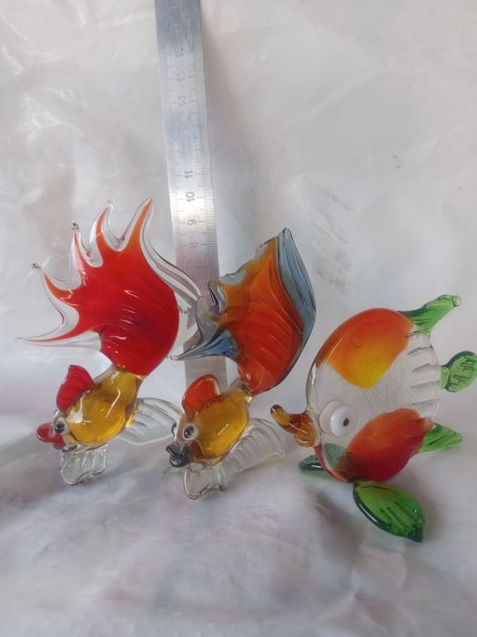 Советские фигурки из стекла