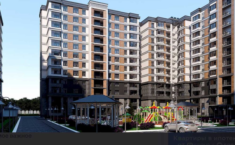 2-к в центре Мирабада: комфорт+рассрочка до 18 мес (XS)