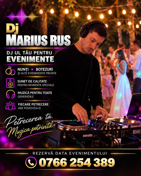Dj evenimente private si sonorizari