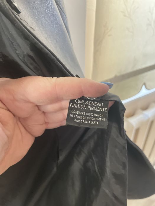 Пиджак женский кожаный