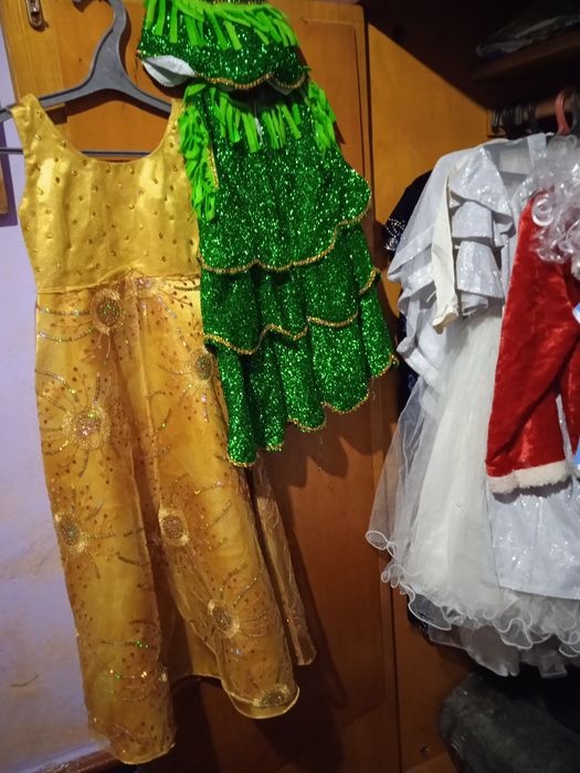 Новогодние костюмы елки для девочеу