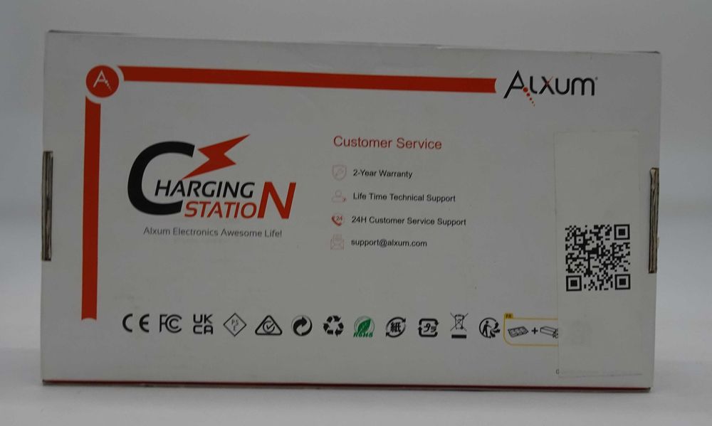 Stație de încărcare profesională Alxum, 10 porturi USB/USB-C, Fast Charging QC 3.0