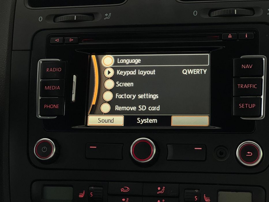 Navigatie originala volkswagen