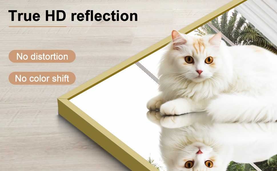 Oglindă mare 179 x 65 cm cu ramă din aluminiu,auriu  ÎNALTĂ CALITATE