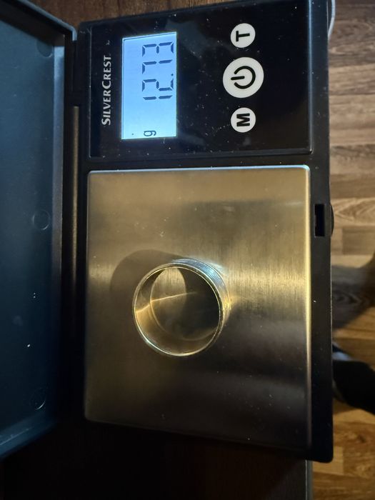 Плътен мъжки пръстен 12,72 грама тип “булгари” по 82,5евро за грам