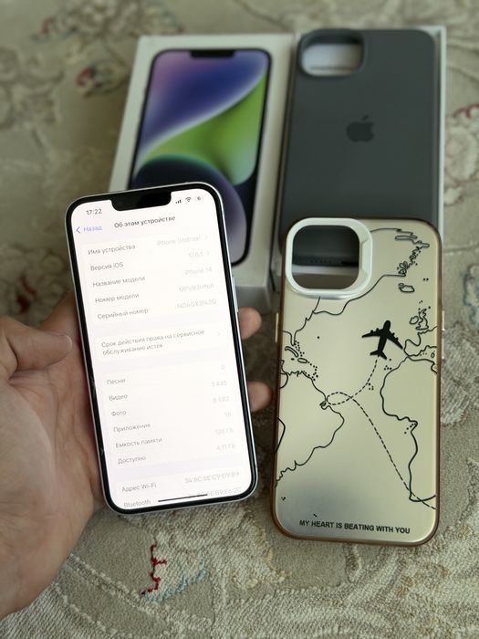 Iphone 14 сиреневый