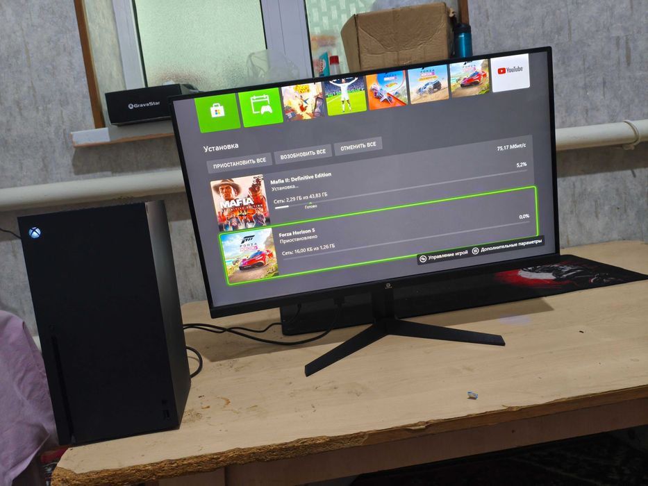 Xbox seris x  +monitor