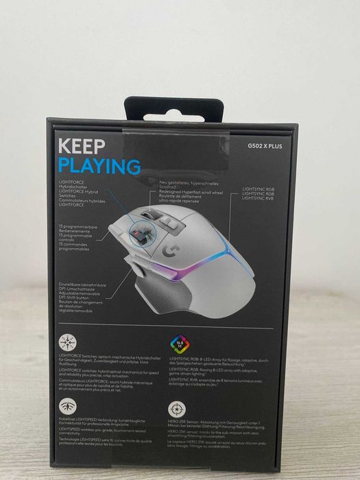 Logitech G502 X Plus White