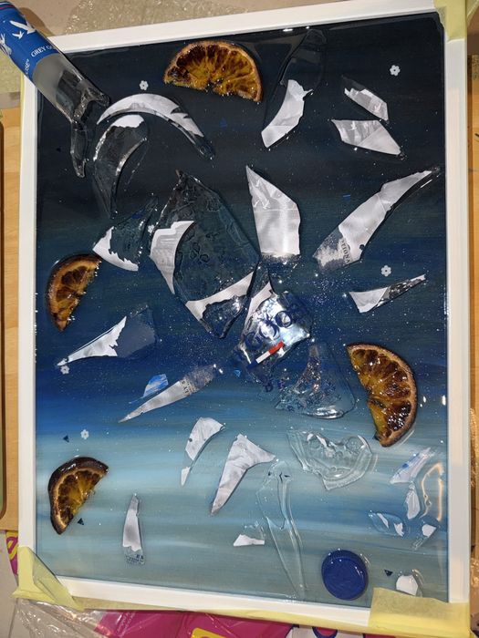 Картина с епоксидна смола Grey Goose