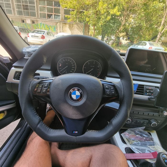 Husa volan din piele naturala