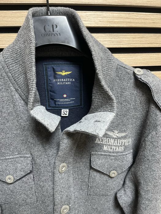 Aeronautica Militare : Wool Jacket - Вълнено яке/жилетка 52/Л Оригинал