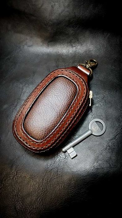 Калъф за ключове /кейс/от естествена кожа ръчна изработка