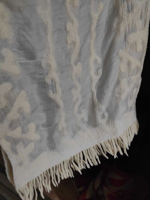 Шарф валяный из шерсти и шелка. Новый.