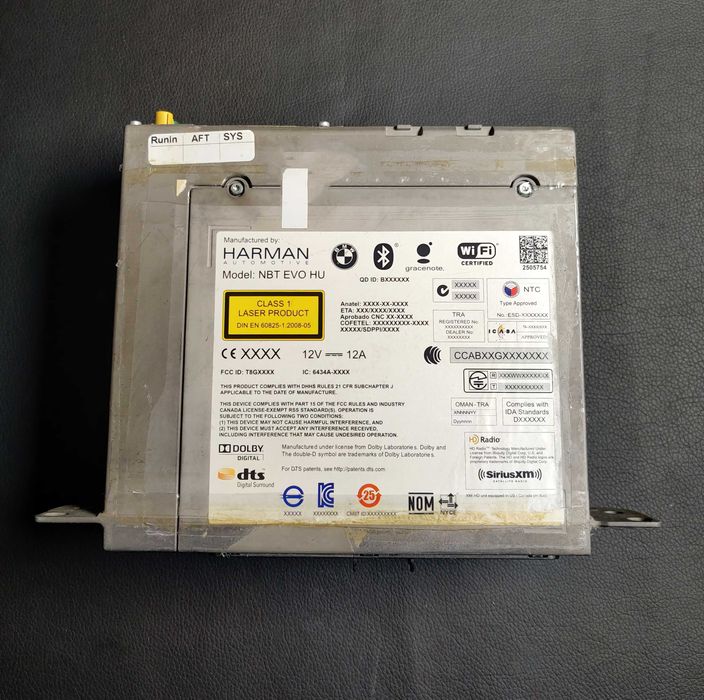 Navigatie BMW NBT EVO B210 HW 2.1 APIX 2, FM, DAB, 4GB - G Series