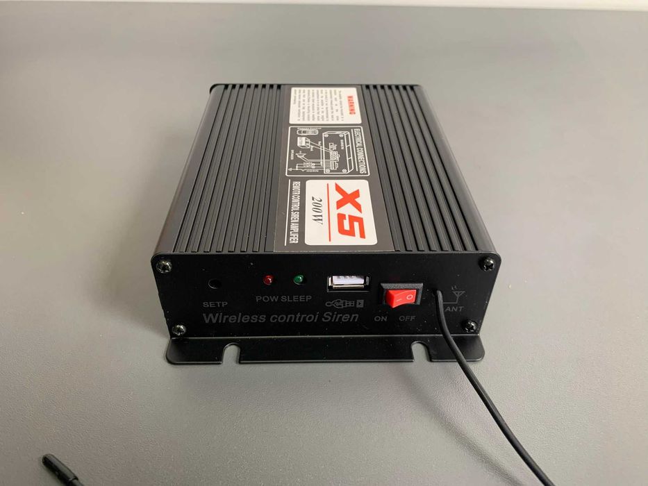 Sirena auto politie wireless, 200W - Sirena auto salvare