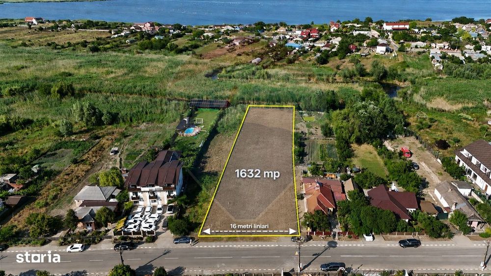 Teren intravilan de vanzare Murighiol / Delta Dunarii / 1632mp