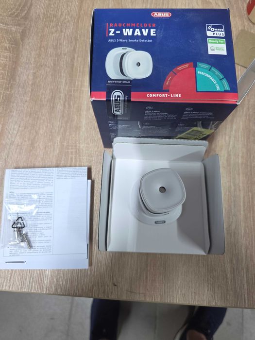Detector de fum Abus Z-Wave Plus, set Smart Home