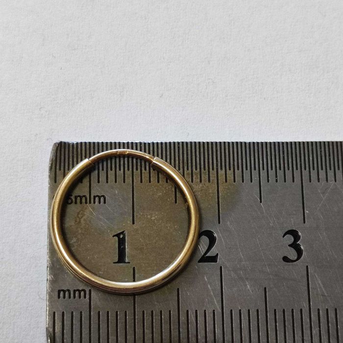 Златни обеци 1.22гр.