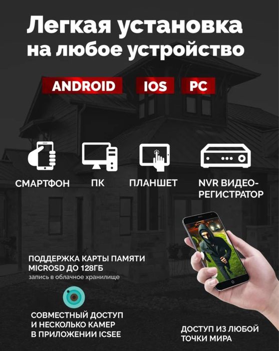 Установка систем видеонаблюдения