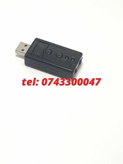 Surround USB Dispozitiv 7.1 Prin Placa