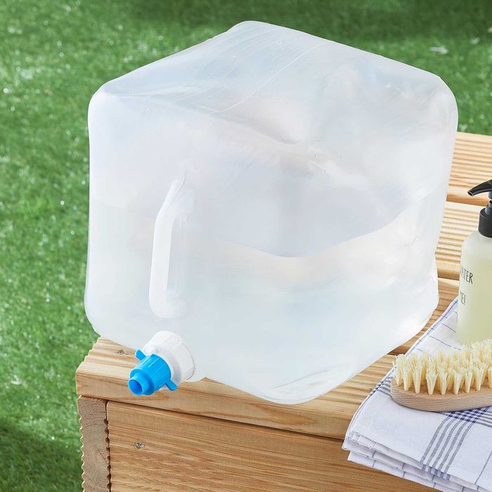 Ghirba bidon apa potabila pliabil 15L plastic transparent Continental