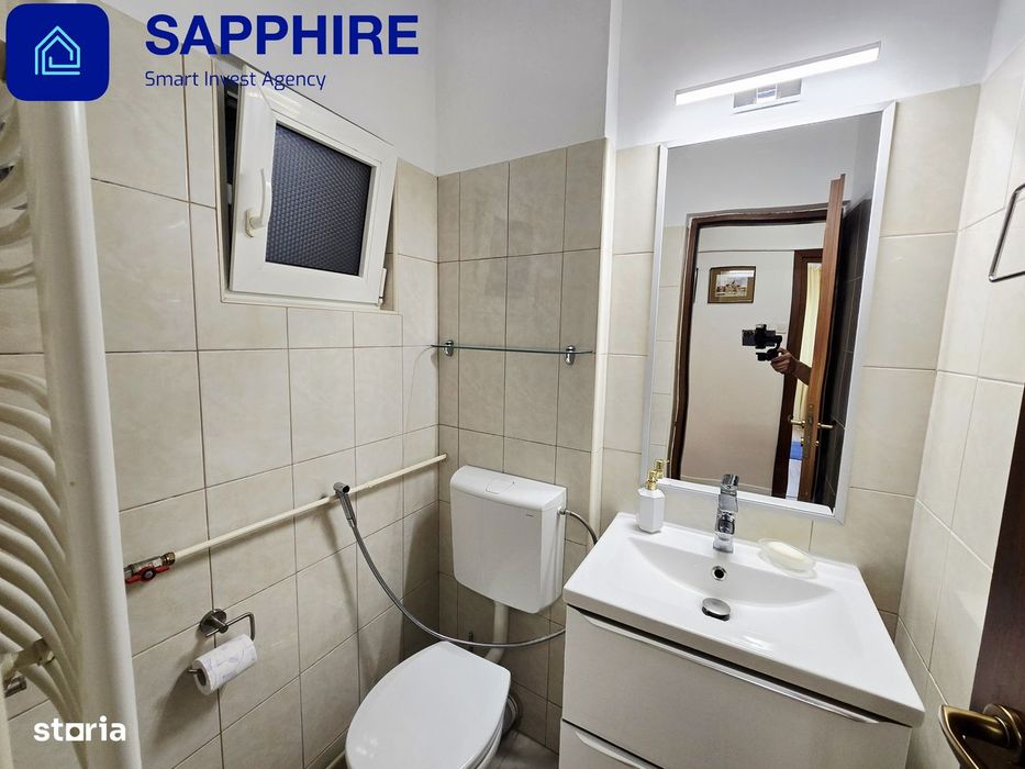 Apartament 3 camere zona 13 Septembrie, mobilat și utilat, boiler