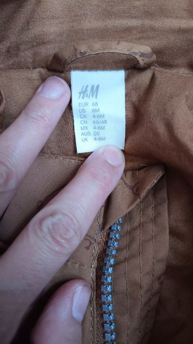 Комбинезон на 68 см демизезон HM