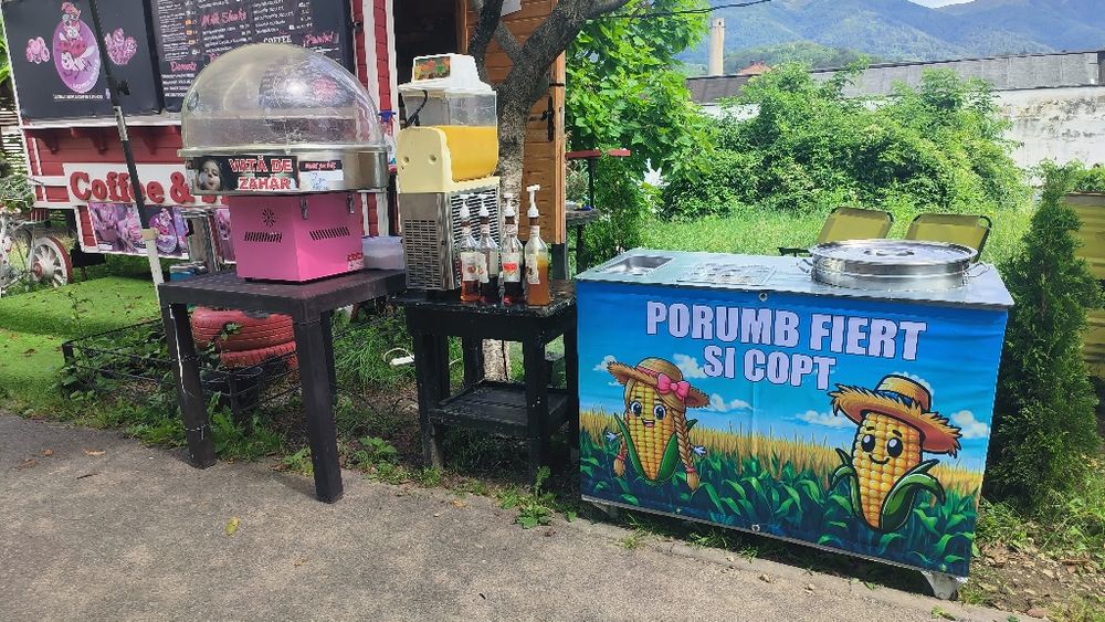 Stand/Masă/ Tonetă Porumb fiert și copt