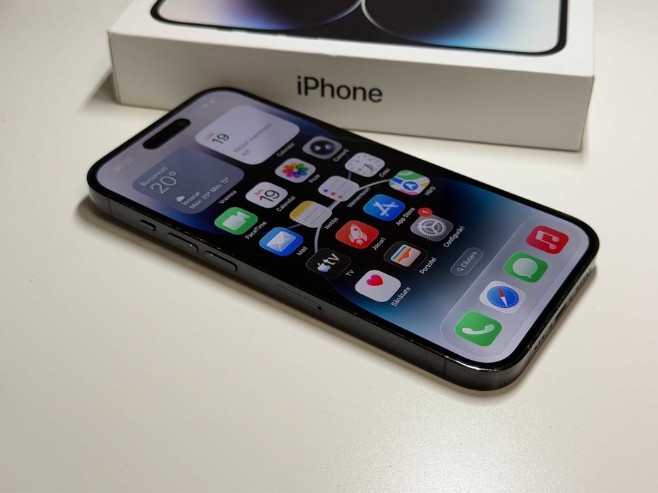 iPhone 14 Pro, Black, 128Gb, Liber de retea | Cod - G972