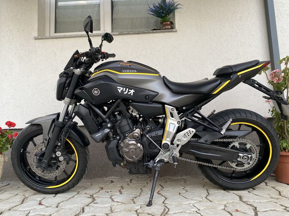 Yamaha MT 07 ABS limitat A2 istoric Yamaha