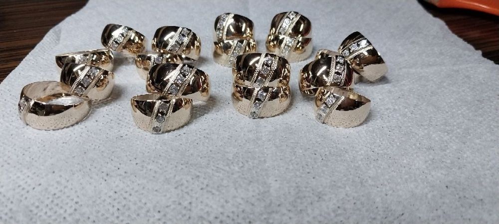 Tilla kopiya taqinchoqlar uzuk zirak braslet lar arzon ga