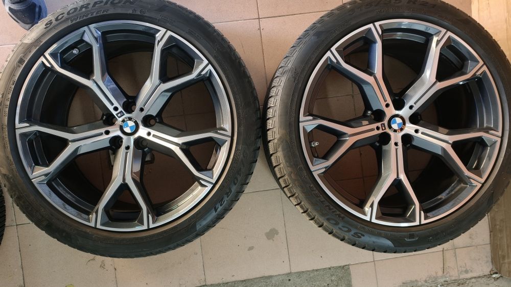 Jante Bmw X5 G05 X6 G05 M 21" in 2 latimi cu senz.+anv.iarna - FACTURA