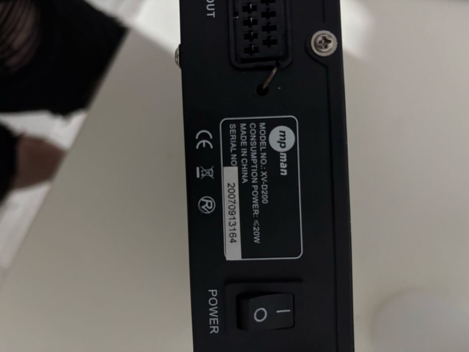 Vand DVD Player MpMan